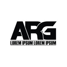 ARG Letter Monogram Logo Design Vector