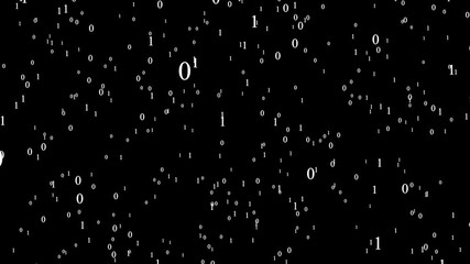 Abstract blue binary code background. Futuristic cyberspace. Concept of mining cryptocurrency and bitcoin btc. Web developer. Digital computer code. Programming. Coding.