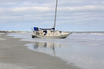 boat on the beach