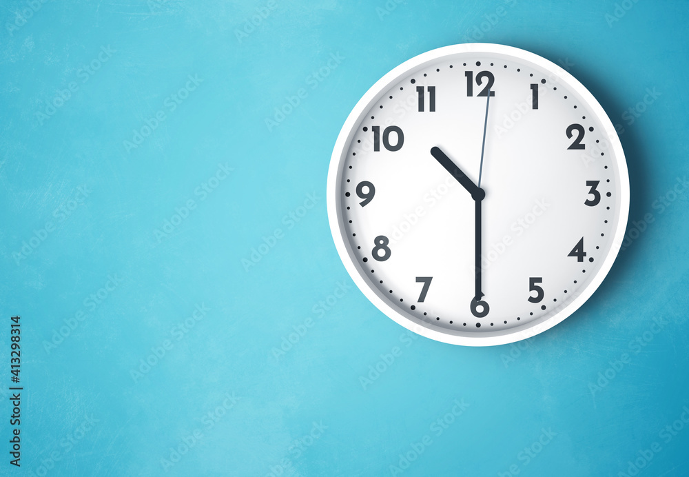 10:30 or 22:30 wall clock time Stock Photo | Adobe Stock