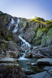 Wielka Siklawa - the largest waterfall in Poland. Five Polish Ponds Valley, Tatra Mountains, Poland