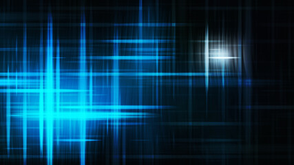 Wall Mural - Futuristic Glowing Cool Blue Light Lines Background