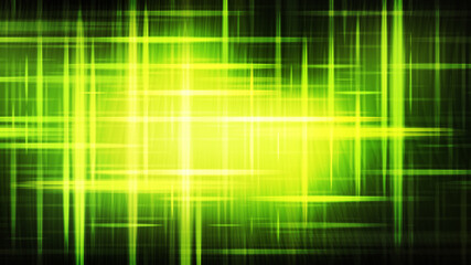Wall Mural - Futuristic Glowing Green and Yellow Light Background