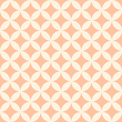 Poster - Asian shippo seamless pattern with sea waves or ocean waves