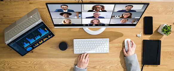 Poster - Watching Online Video Conference Meeting