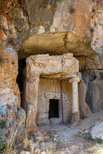 Lycian Rock Tomb, Akyaka, Mugla, Turkey.
