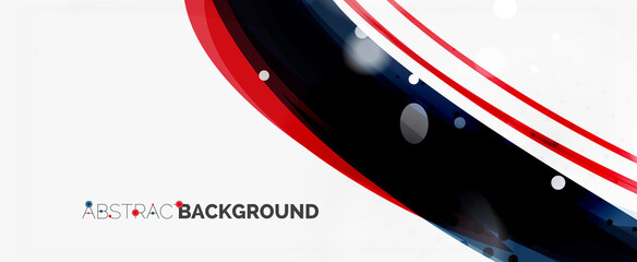 Waves and lines trendy design template for business or technology presentation, internet poster or web brochure cover, wallpaper