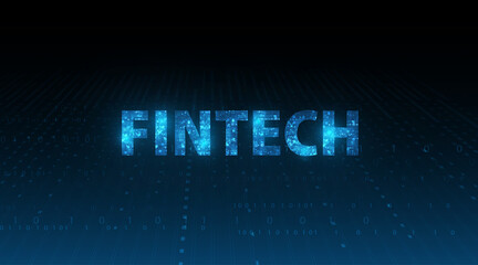 Poster - fintech -financial technology concept.business investment banking payment.vector illustration.