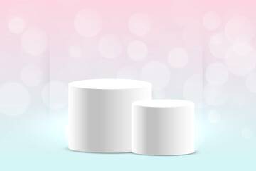 Wall Mural - 3d podium prodct display empty background design