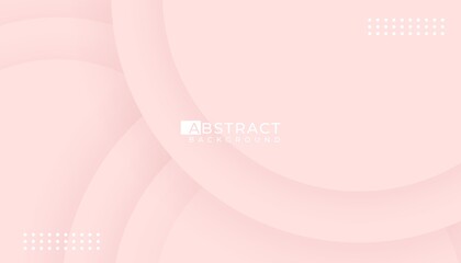 Wall Mural - Abstract background pink colour 3d Circle modern creative vector illustration