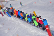 Winter sports in Austria, Gosau ski area (Salzkammergut, Gmunden district, Upper Austria, Austria)