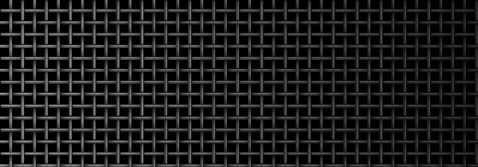 Seamless metal grid.