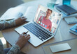 © vectorfusionart - Female teacher having a videocall with male student on laptop at home