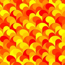 Abstract Red Lava Seamless Pattern Color Background Vector Illustration