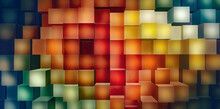 Abstract Background With Bright Squares