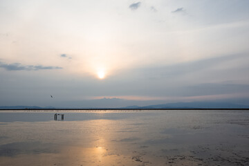 Wall Mural - nature photos. Various sunset photos for background