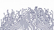 Abstract high tech technology background , electronic pattern . Circuit board vector illustration .