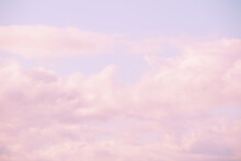 Abstract Pastel Pink Clouds Background