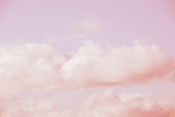 Wall Mural - abstract pastel pink clouds background