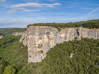 Poster - Aerial view of Buoux, France