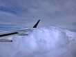 Flug über Wolken