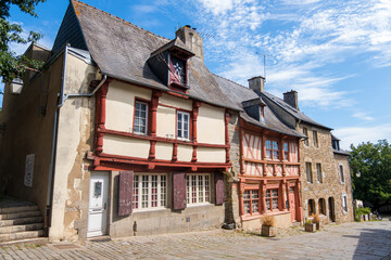 Wall Mural - Facade of fachwerk house, Saint-Brieuc, Brittany, France