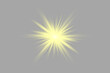 © Volodymyr - Glowing Light Star with Sparkles. Golden Light effect. Vector illustration