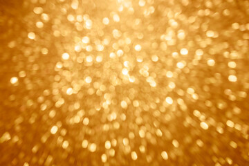 gold sparkling background bokeh. Elegant gold background with glitter sparkle bokeh