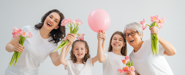 Wall Mural - Happy women's day