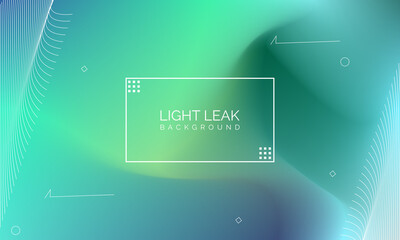 Aufkleber - Minimal Glow Fluid Flow Colorful Abstract Design For Website Advertising Brochure Background. Modern Trendy Gradient Futuristic Element Multi Color Tone Illustration Concept. Elegant Light Leak.