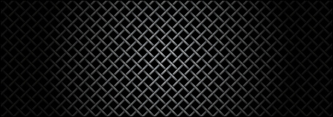 Metal grid microphone texture.