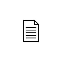 Wall Mural - document icon vector for computer, web and mobile app