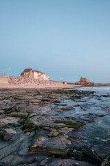 Wall Mural - Seafront of the French town of Ambleteuse.