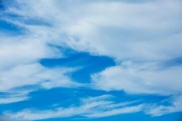 Wall Mural - blue sky with clouds