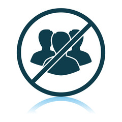 Sticker - No Meeting Icon