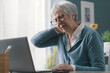 © StockPhotoPro - Senior woman having neck pain