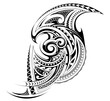 Maori style tattoo design