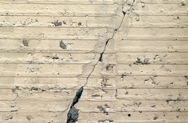 Wall Mural - The Walls and backgrounds Old cement walls with black stains on the surface caused by moisture. Peeling wall surface with cracks and scratches, old rough gray cement wall surface for the background.