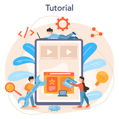 Poster - UX UI designer online service or platform. App interface improvement