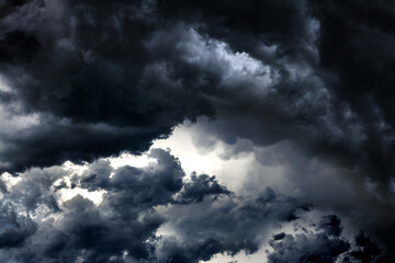 Wall Mural - storm clouds background