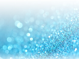 Wall Mural - defocused abstract blue lights background . bokeh lights. concept.
