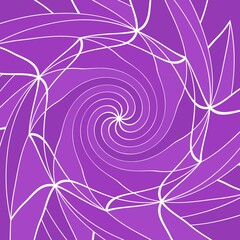 Wall Mural - Geometry abstract background with stripes. Curved lines.