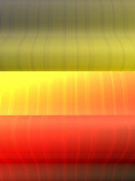 Wavy colorful abstract background for cover design. Multi colored geometric backdrop. 3d rendering illustration