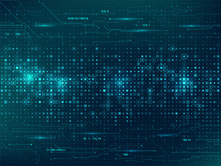 Poster - abstract technology background