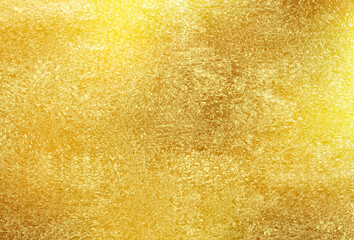 Wall Mural - shiny gold texture foil, paper or metal.