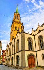 Canvas Print - St. Laurenzen Evangelical Reformed Church in St. Gallen, Switzerland