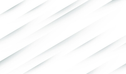 Poster - Abstract white and gray color background texture with diagonal lines. Abstract geometric white and gray color background. Vector Design layout of shape paper cut. Gradient stripes layers.Vector EPS10