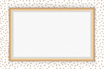 Wall Mural - blank abstract frame design vector