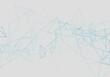 © Leonid - Abstract vector illustration on white background. Creative geometric wallpaper. Digital texture. Global communication network concept. White futuristic texture
