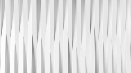 Fototapete - Abstract background made of white long cubes. 3d rendering